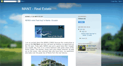 Desktop Screenshot of mantrealestate.blogspot.com