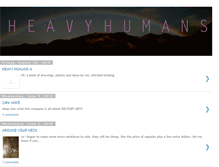Tablet Screenshot of heavyhumans.blogspot.com