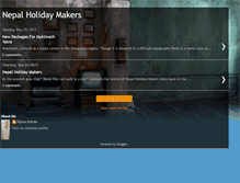 Tablet Screenshot of nepalholidaymakers.blogspot.com