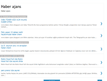 Tablet Screenshot of haber-ajans.blogspot.com
