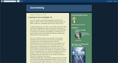 Desktop Screenshot of god-thinking-book.blogspot.com