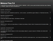 Tablet Screenshot of misturafinafa.blogspot.com