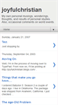 Mobile Screenshot of joyfulchristian.blogspot.com