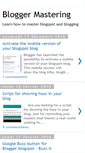 Mobile Screenshot of blogger-mastering.blogspot.com