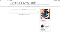 Desktop Screenshot of duvaldesign.blogspot.com