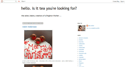Desktop Screenshot of helloisittea.blogspot.com