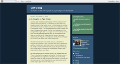 Desktop Screenshot of cliffcollins.blogspot.com