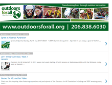 Tablet Screenshot of outdoorsforallfoundation.blogspot.com