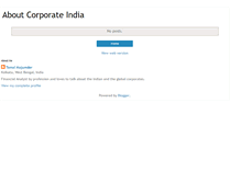 Tablet Screenshot of aboutcorporateindia-beyondthebarrier.blogspot.com