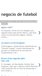 Mobile Screenshot of negociodefutebol.blogspot.com