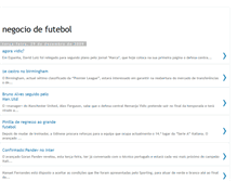 Tablet Screenshot of negociodefutebol.blogspot.com