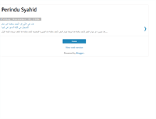 Tablet Screenshot of perindusyahid.blogspot.com