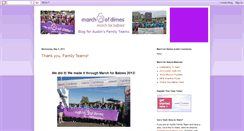 Desktop Screenshot of marchforbabiesaustin.blogspot.com