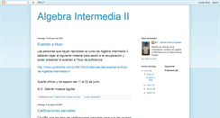 Desktop Screenshot of profehuescaalgebra2.blogspot.com