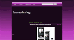 Desktop Screenshot of latesttechnology-farman.blogspot.com