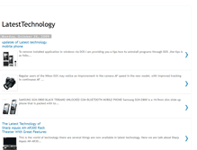 Tablet Screenshot of latesttechnology-farman.blogspot.com