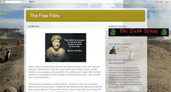 Desktop Screenshot of fearfiles.blogspot.com