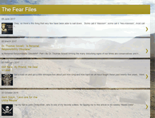 Tablet Screenshot of fearfiles.blogspot.com