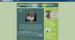 Desktop Screenshot of childofgodmoments.blogspot.com