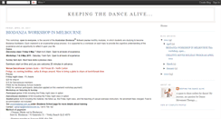 Desktop Screenshot of keepingthedancealive.blogspot.com