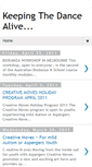 Mobile Screenshot of keepingthedancealive.blogspot.com