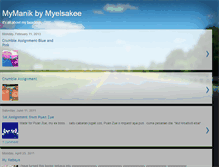 Tablet Screenshot of mymanikbymyelsakee.blogspot.com