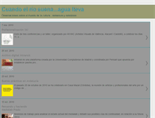 Tablet Screenshot of cuandoelriosuenaagualleva.blogspot.com