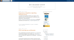 Desktop Screenshot of mybiasedcoin.blogspot.com
