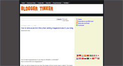 Desktop Screenshot of bloggertinker.blogspot.com