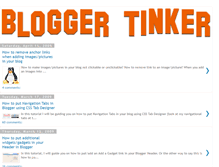 Tablet Screenshot of bloggertinker.blogspot.com