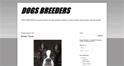 Desktop Screenshot of dogsbreeders.blogspot.com