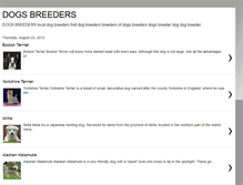 Tablet Screenshot of dogsbreeders.blogspot.com