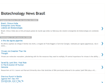 Tablet Screenshot of biotecnewsbrasil.blogspot.com