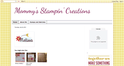 Desktop Screenshot of mommystampincreations.blogspot.com