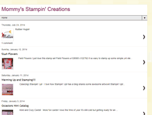 Tablet Screenshot of mommystampincreations.blogspot.com