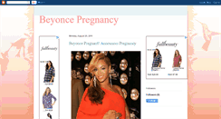 Desktop Screenshot of beyoncepregnancy.blogspot.com