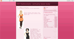 Desktop Screenshot of fashionstyle-wirtualny-swiat-mody.blogspot.com