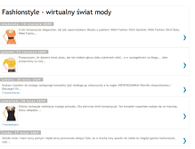 Tablet Screenshot of fashionstyle-wirtualny-swiat-mody.blogspot.com