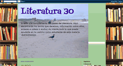 Desktop Screenshot of literatura30.blogspot.com