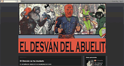 Desktop Screenshot of eldesvandelabuelito.blogspot.com
