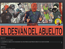 Tablet Screenshot of eldesvandelabuelito.blogspot.com