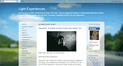 Desktop Screenshot of lightexperiences.blogspot.com