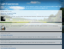 Tablet Screenshot of lightexperiences.blogspot.com