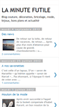 Mobile Screenshot of laminutefutile.blogspot.com