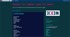 Desktop Screenshot of 2laborand2wait.blogspot.com