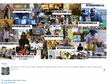 Tablet Screenshot of intervenciones-sa.blogspot.com