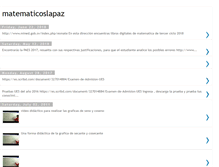 Tablet Screenshot of matematicoslapazz.blogspot.com