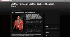 Desktop Screenshot of leathericononline.blogspot.com