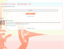 Tablet Screenshot of flintriversoap.blogspot.com