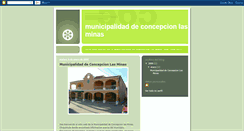 Desktop Screenshot of municoncepcionlasminas.blogspot.com